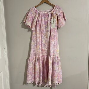 sundress women’s sandra eyelet tie and dye dress
